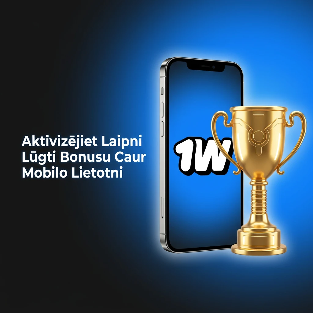 1W mobilā lietotne iOS un Android — aktivizējiet laipni lūgti bonusu, veicot depozītu lietotnē
