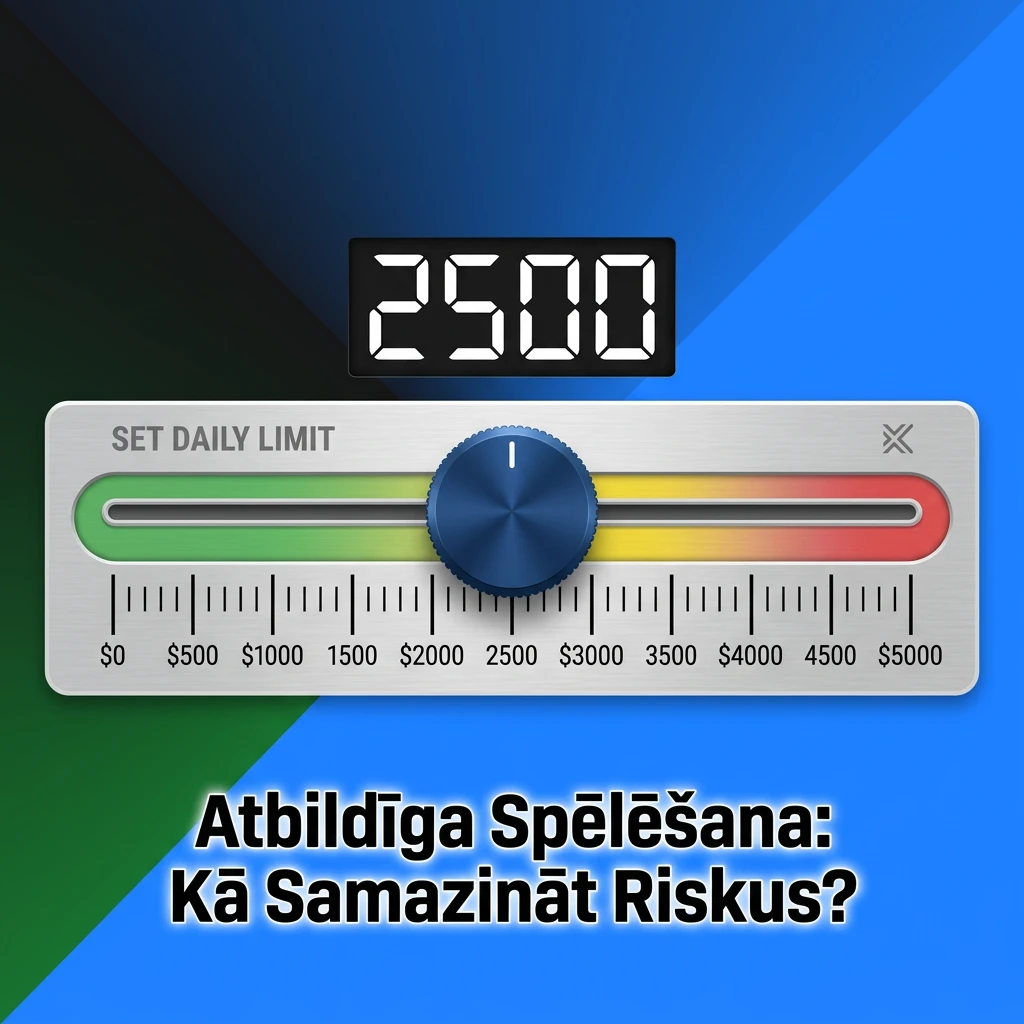 Atbildīga spēlēšana: budžeta noteikšana, limiti un pārtraukumi, lai samazinātu azartspēļu riskus.