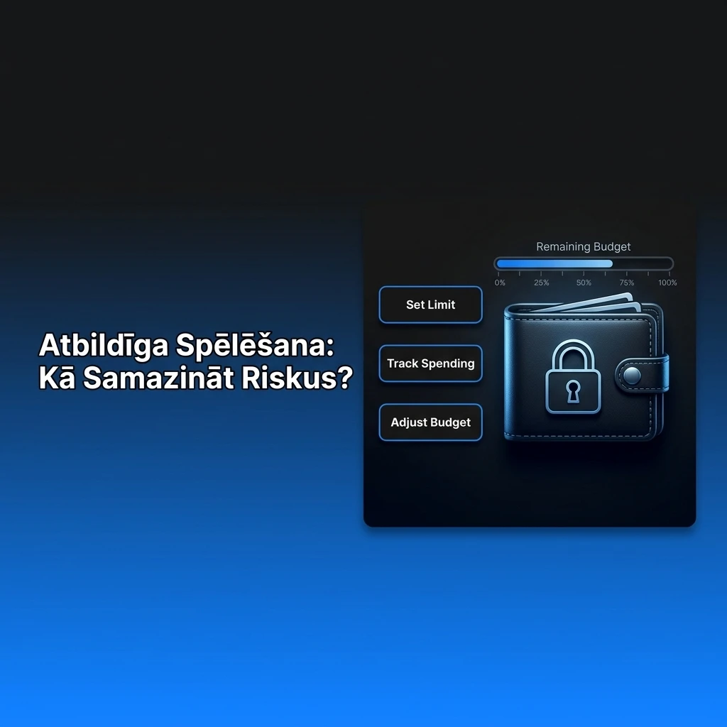 Atbildīga spēlēšana: budžets, limiti un drošas spēlēšanas padomi riska samazināšanai