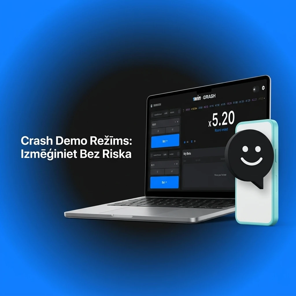 Crash Demo režīms — spēlē bez riska ar virtuālo bilanci un pilnām funkcijām