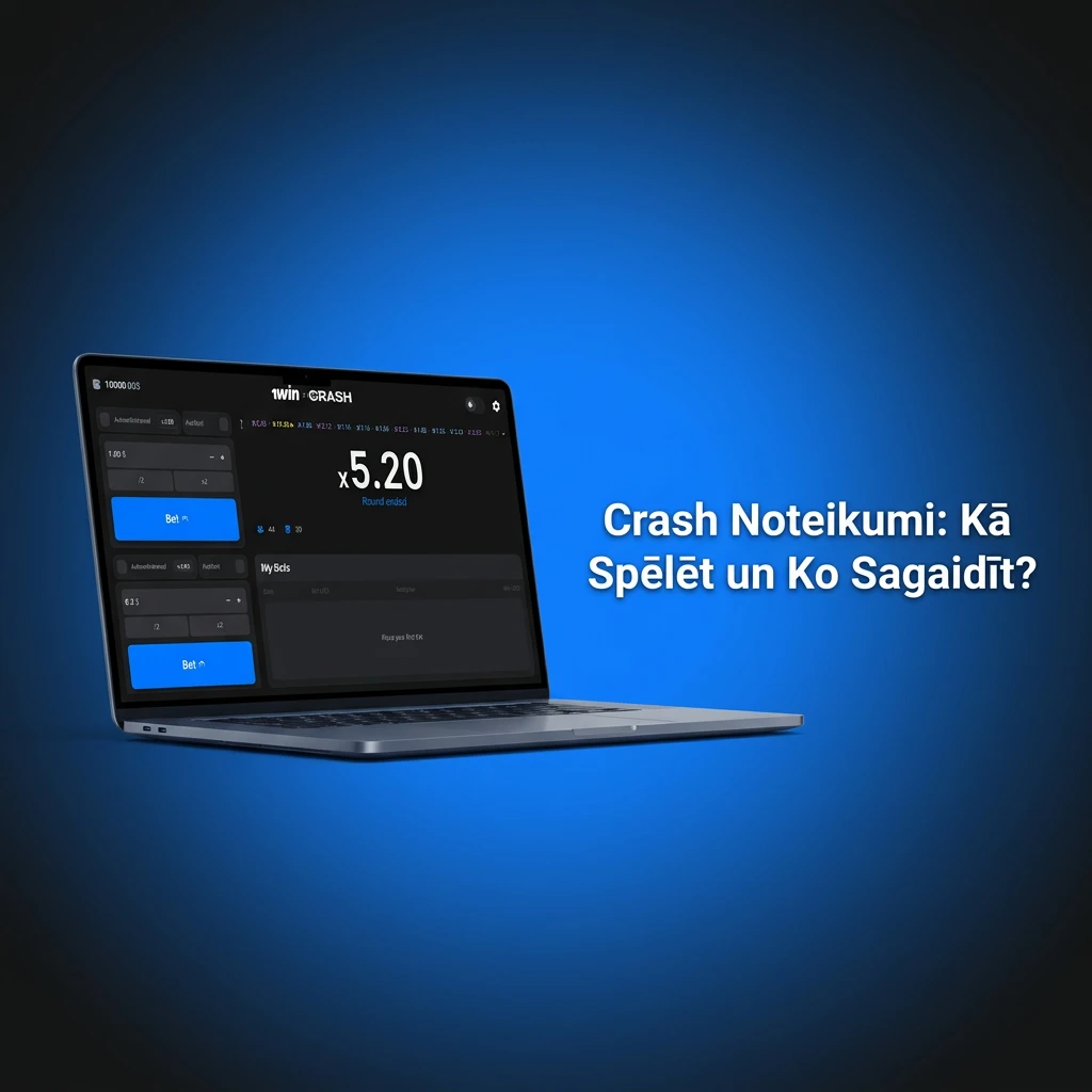 Crash spēle ar augošu multiplikatoru un automātisko izņemšanas funkciju tiešsaistē