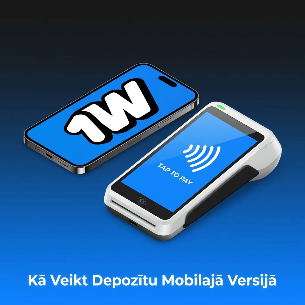 1W mobilās versijas depozīta veikšanas soļi — ātra un droša naudas ieskaitīšana kontā