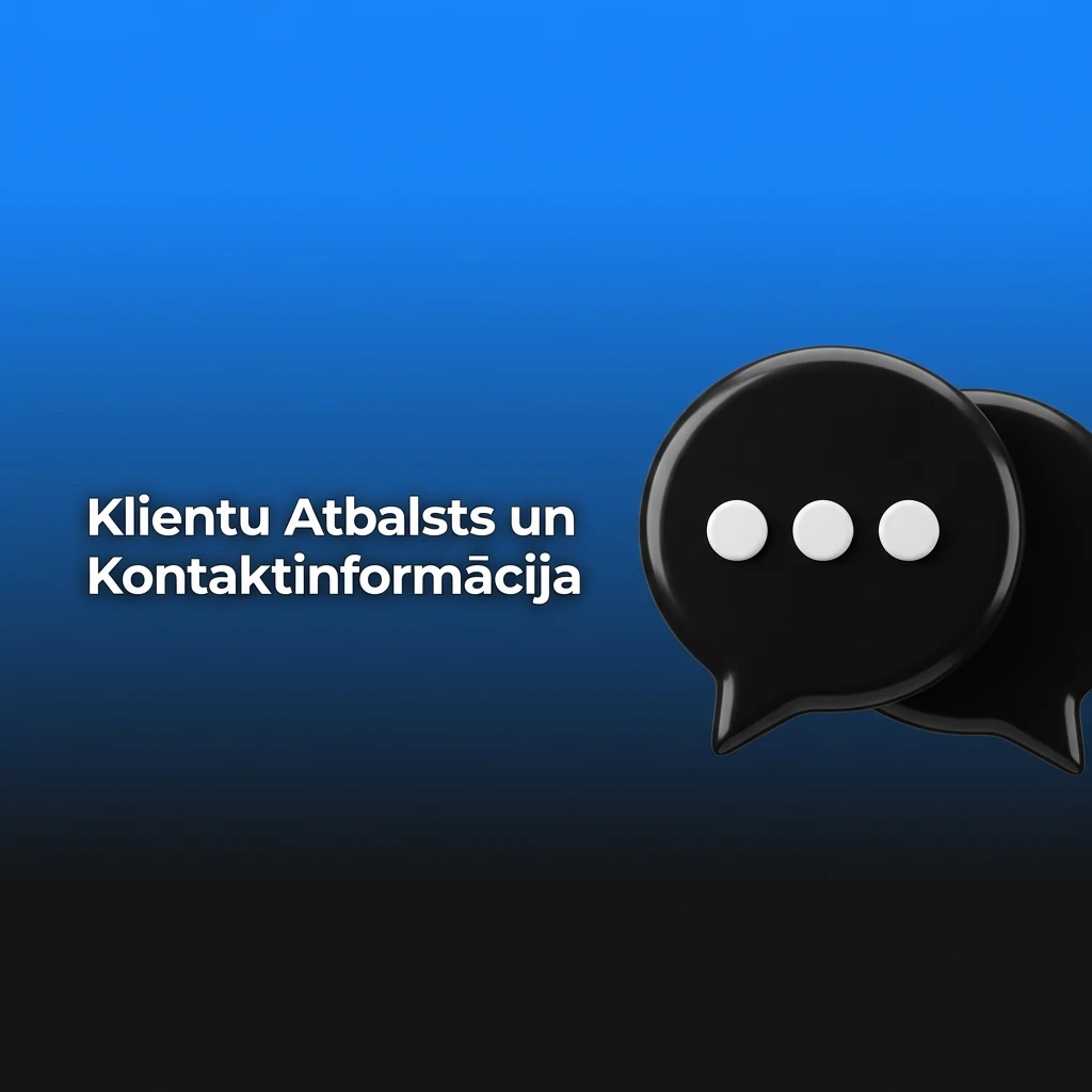 1W klientu atbalsts pieejams 24/7 — live chat, e-pasts un kontaktforma latviešu valodā