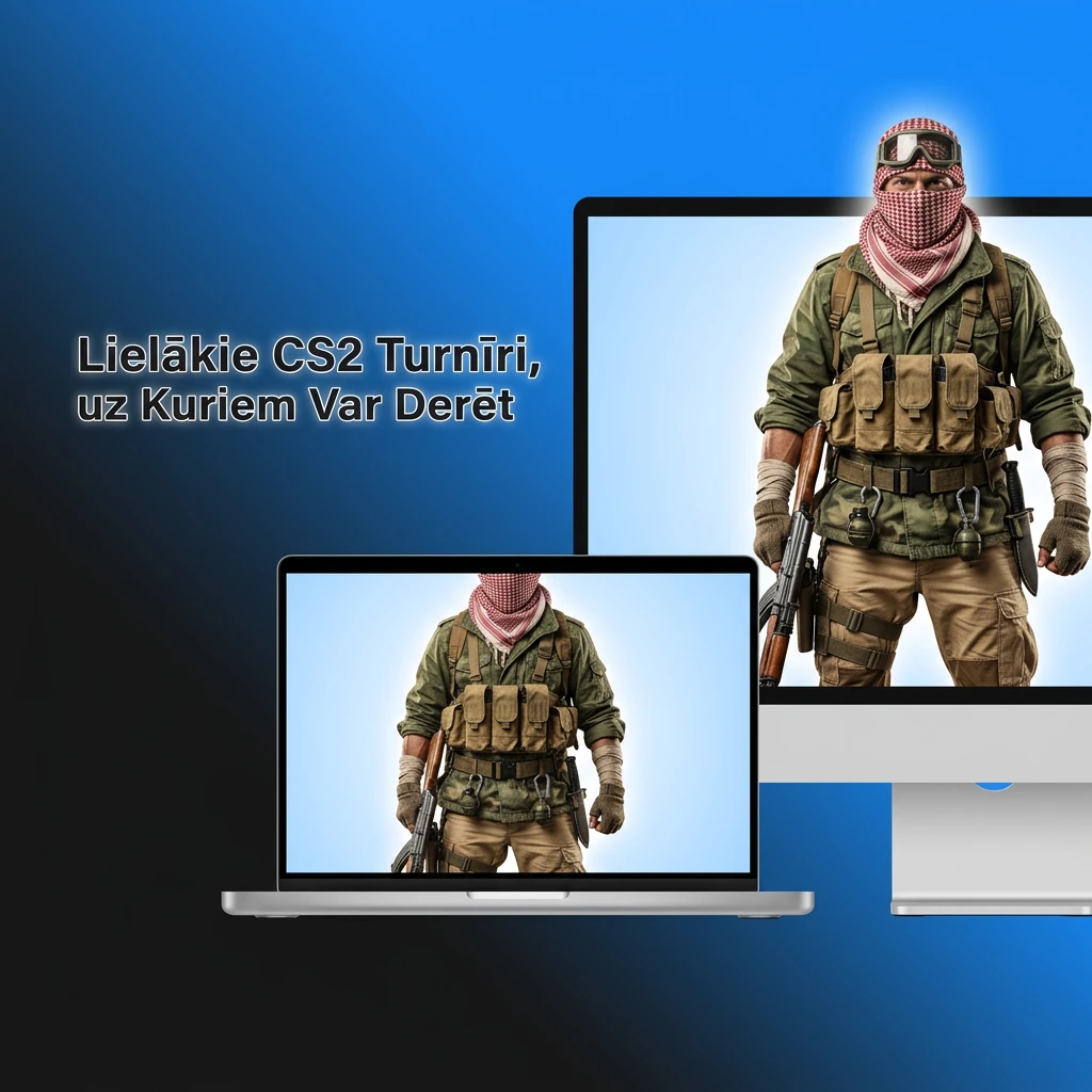 Lielākie CS2 turnīri derībām: Valve Majors, ESL Pro League, BLAST Premier, IEM Katowice un citi