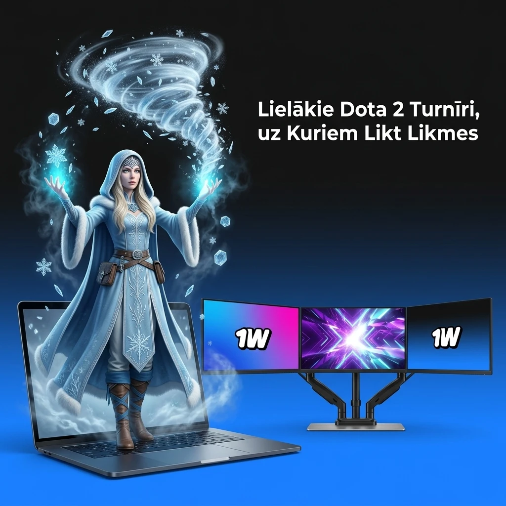 Lielākie Dota 2 turnīri likmēm: The International, ESL, BLAST, PGL Majors un citi prestižie esporta notikumi.