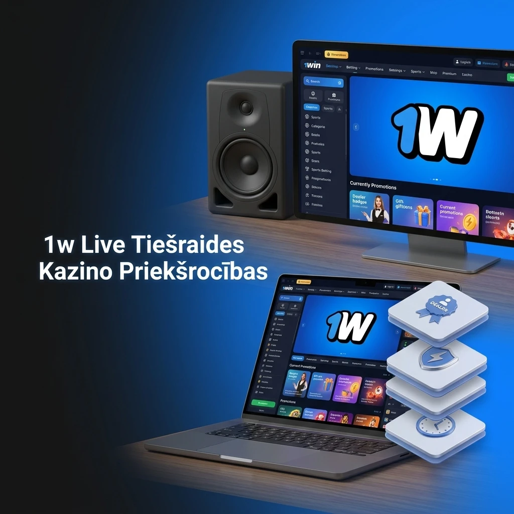 1w Live kazino priekšrocības Latvijas spēlētājiem – tiešraides dīleri, kriptovalūtas un mobilā pieeja