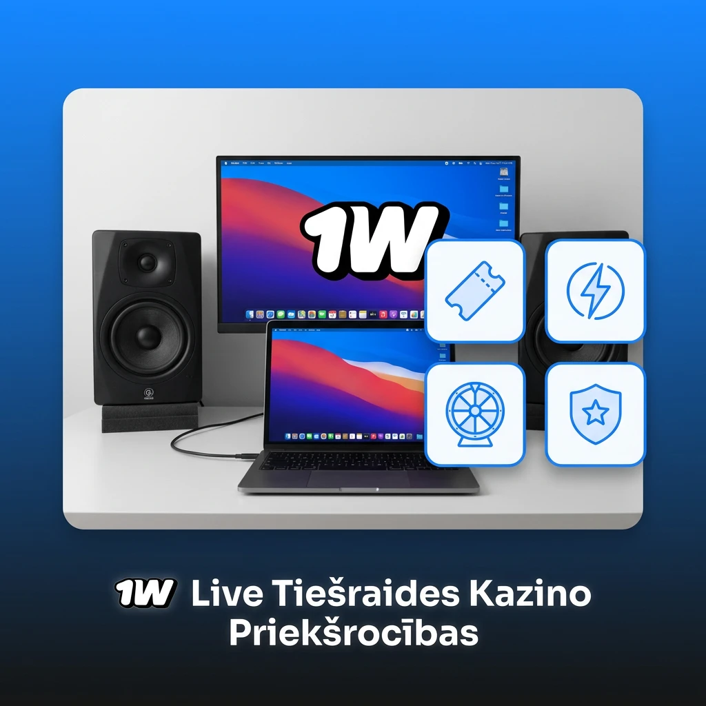 1W Live kazino priekšrocības Latvijas spēlētājiem – reāla atmosfēra, plašs spēļu klāsts un kriptovalūtu atbalsts