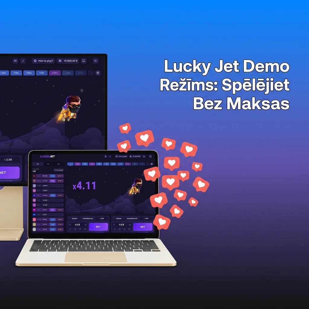Lucky Jet demo režīms 1W platformā — spēlē bez maksas un apgūsti stratēģijas bez riska