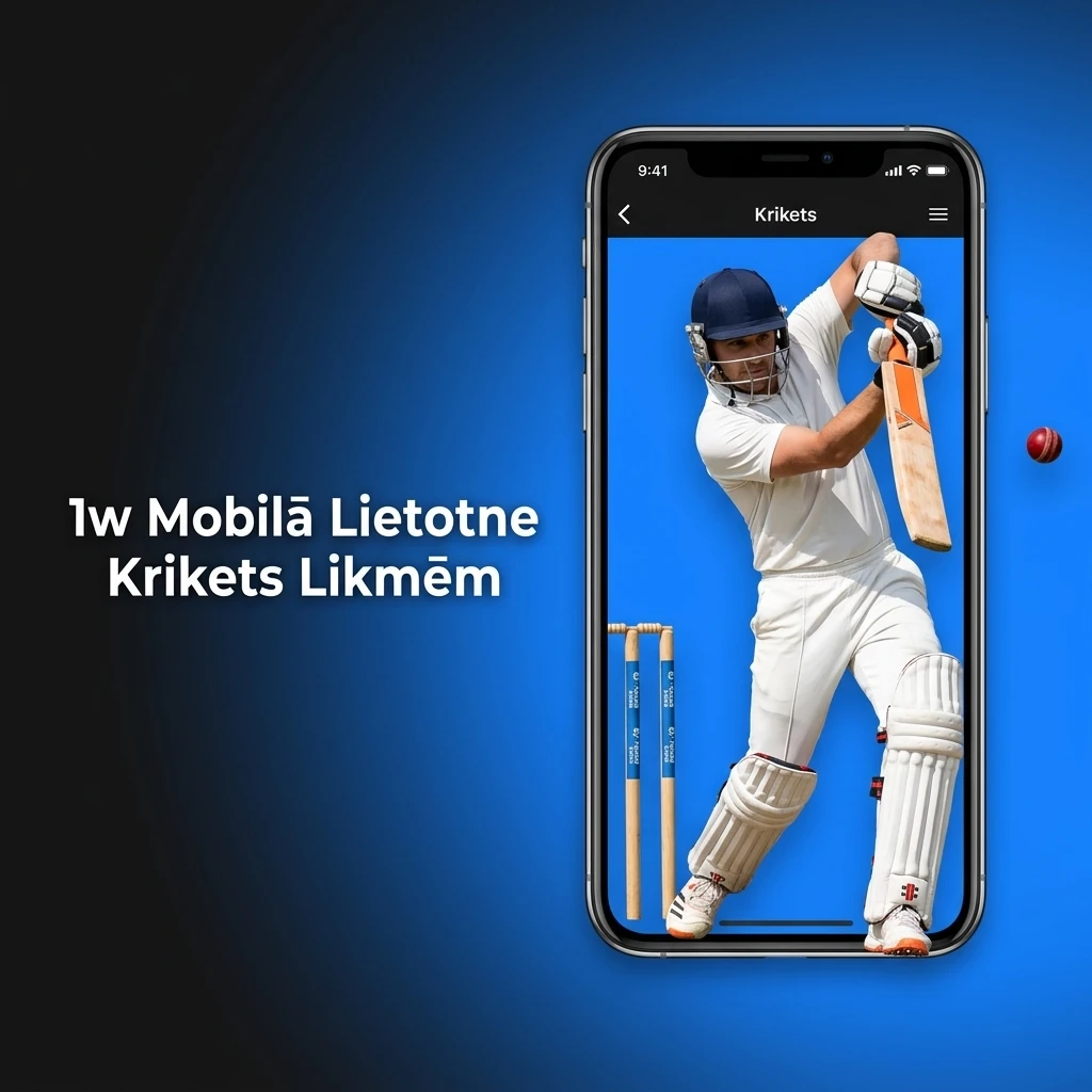1w mobilā lietotne kriketa likmēm Android un iOS — lejupielāde, tiešraides likmes un PWA alternatīva