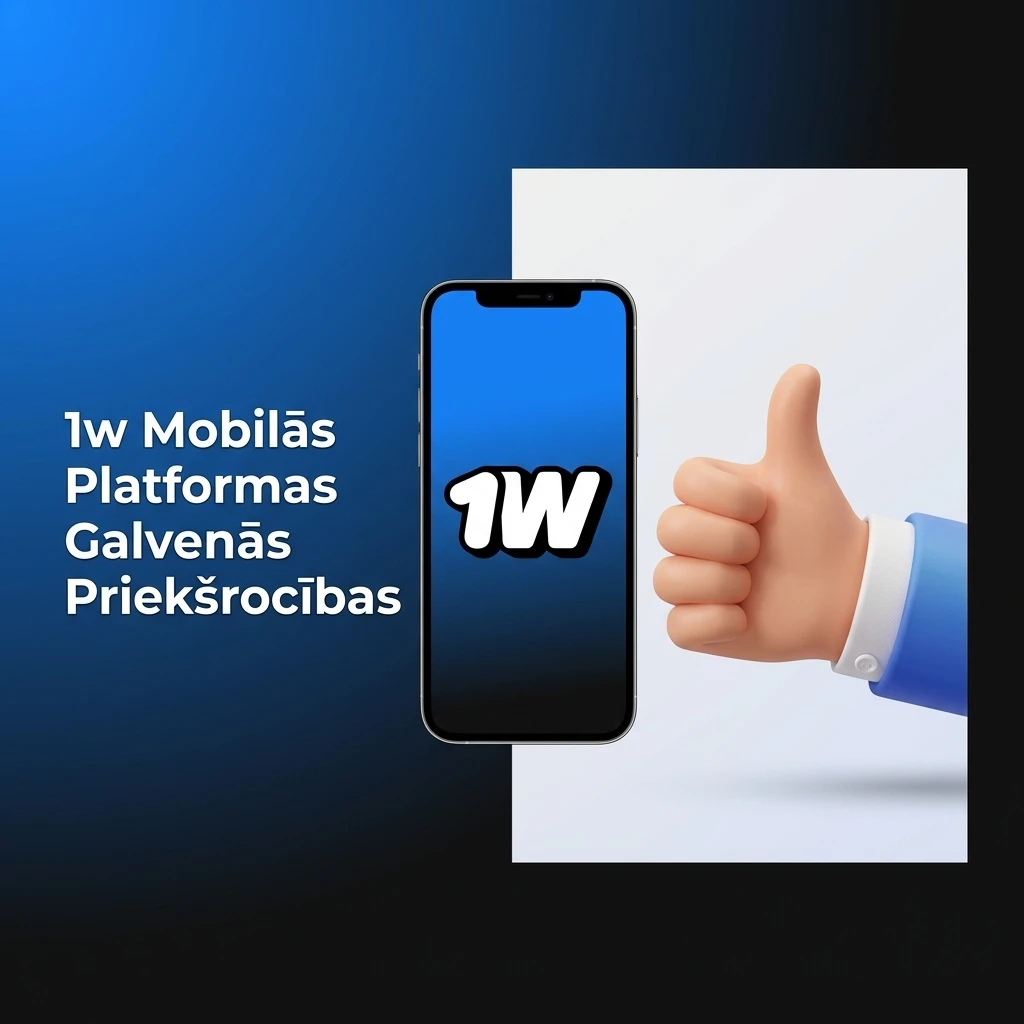 1w mobilā platforma: bonusi līdz 600%, kriptovalūtas, kazino spēles, sporta likmes un 24/7 atbalsts