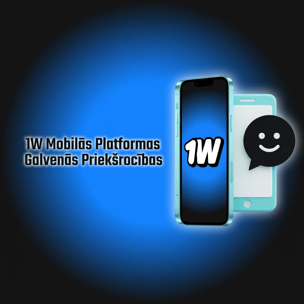 1W mobilās platformas priekšrocības: bonusi, kriptovalūtas, live kazino un 24/7 atbalsts Latvijas spēlētājiem