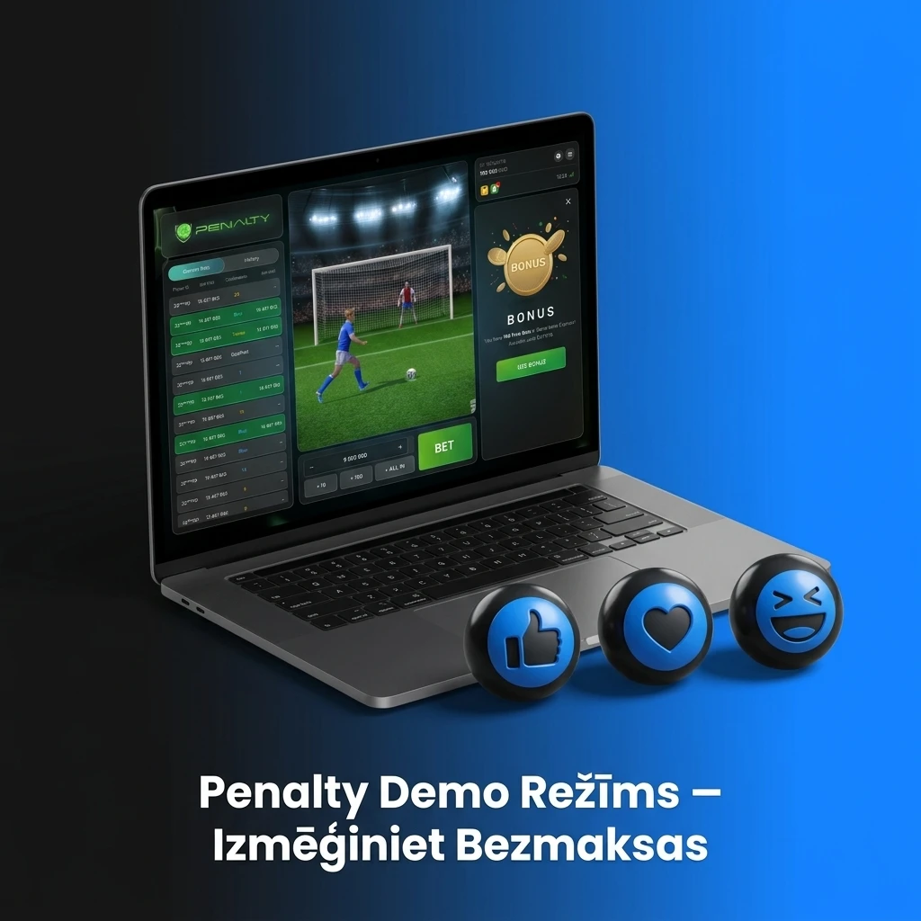Penalty demo režīms – spēlē bez riska ar virtuāliem žetoniem un iepazīsti spēles mehāniku bezmaksas
