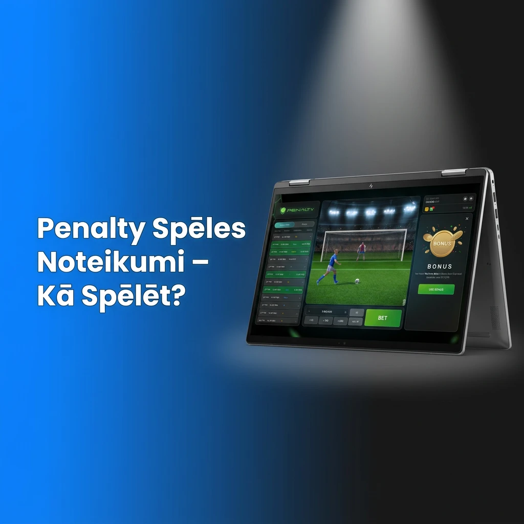 Penalty spēle – izvēlies vārtu stūri un laimē pēc koeficienta. Likmes no 0.10 līdz 300 EUR.