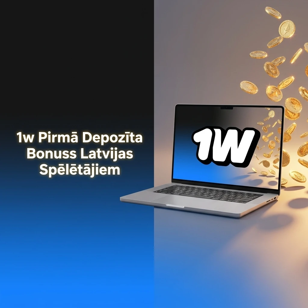 1w kazino pirmā depozīta bonuss Latvijas spēlētājiem – līdz 600% un 500 bezmaksas griezieni