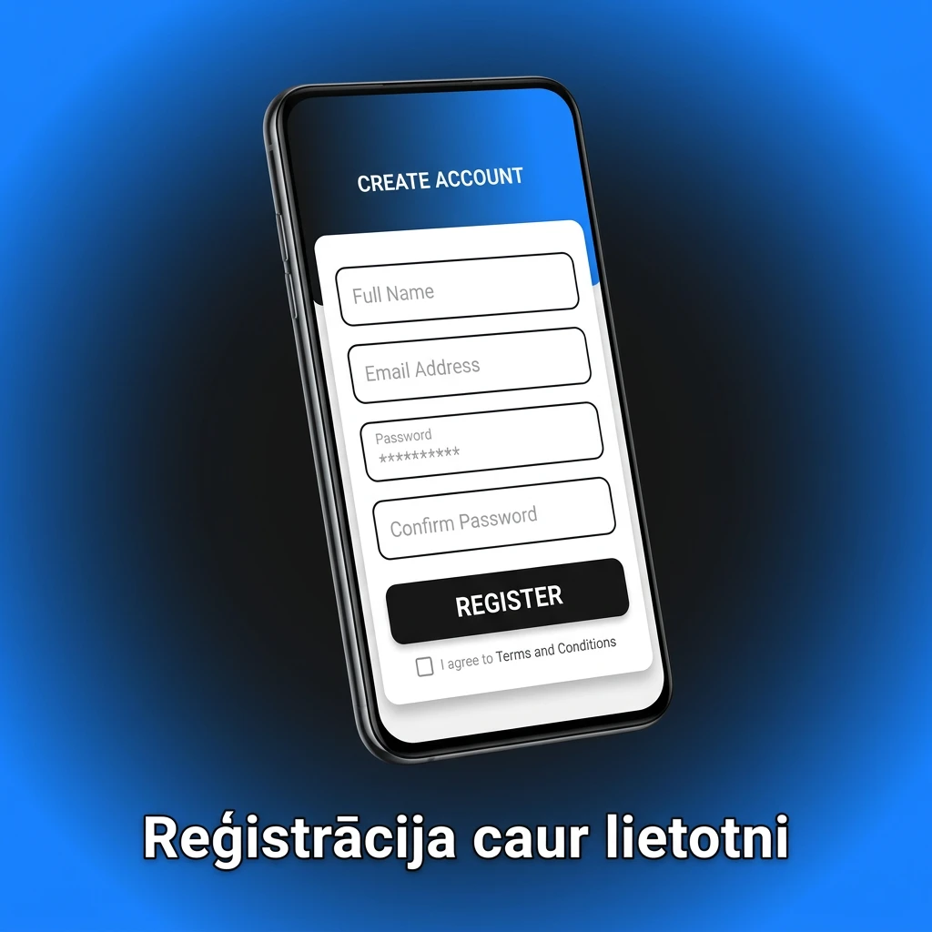 1Win lietotnes reģistrācijas process Latvijā — konts izveidots mazāk nekā 2 minūtēs