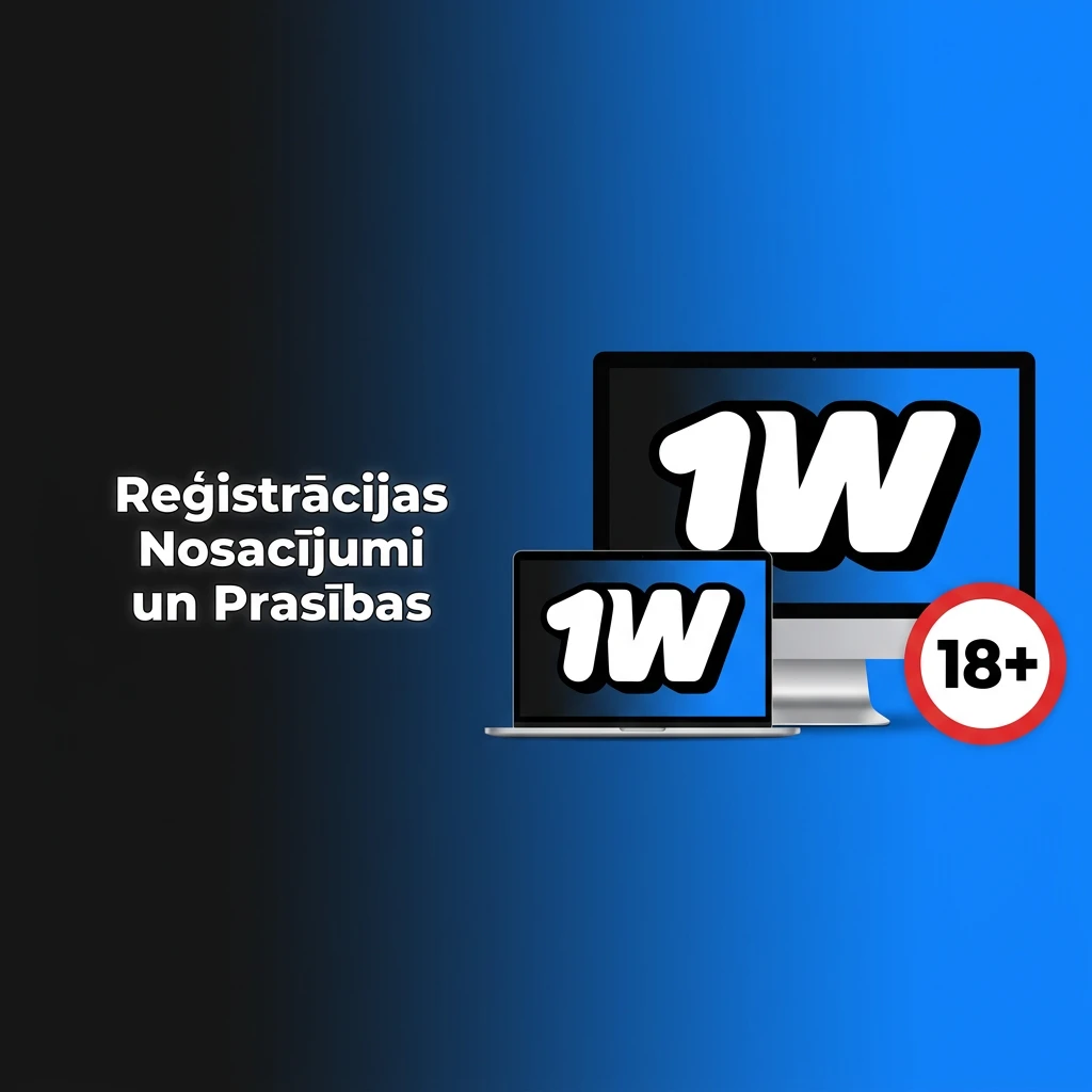 Reģistrācijas nosacījumi: vecuma ierobežojums 18+, viens konts, precīzi dati, dokumentu verifikācija un atbildīga spēlēšana.