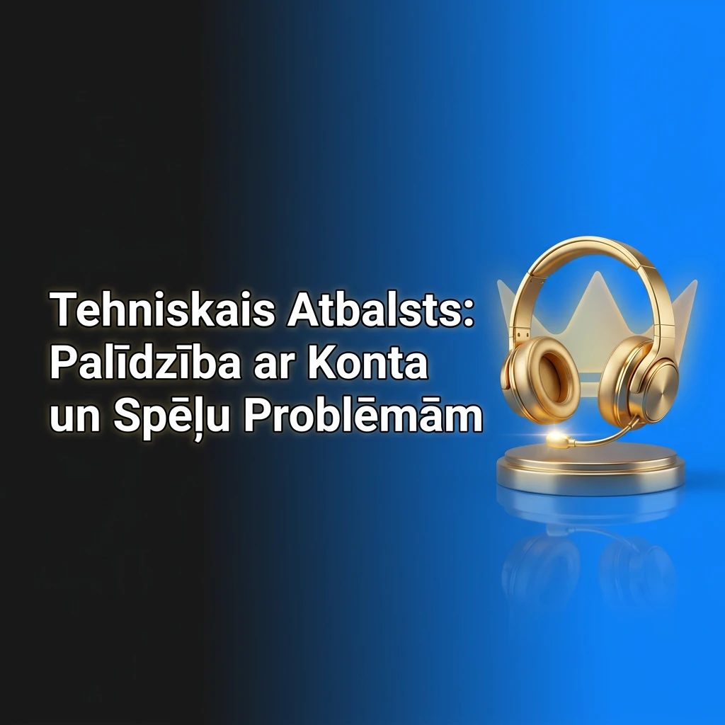Tehniskais atbalsts spēļu platformā – palīdzība ar konta kļūdām, maksājumiem un spēļu problēmām