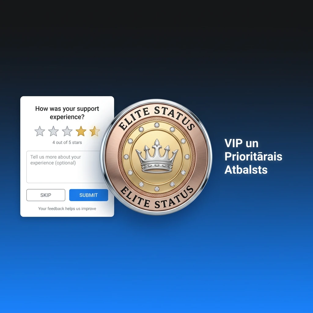 VIP un prioritārais klientu atbalsts 1W platformā – ātrāka palīdzība augsta līmeņa spēlētājiem