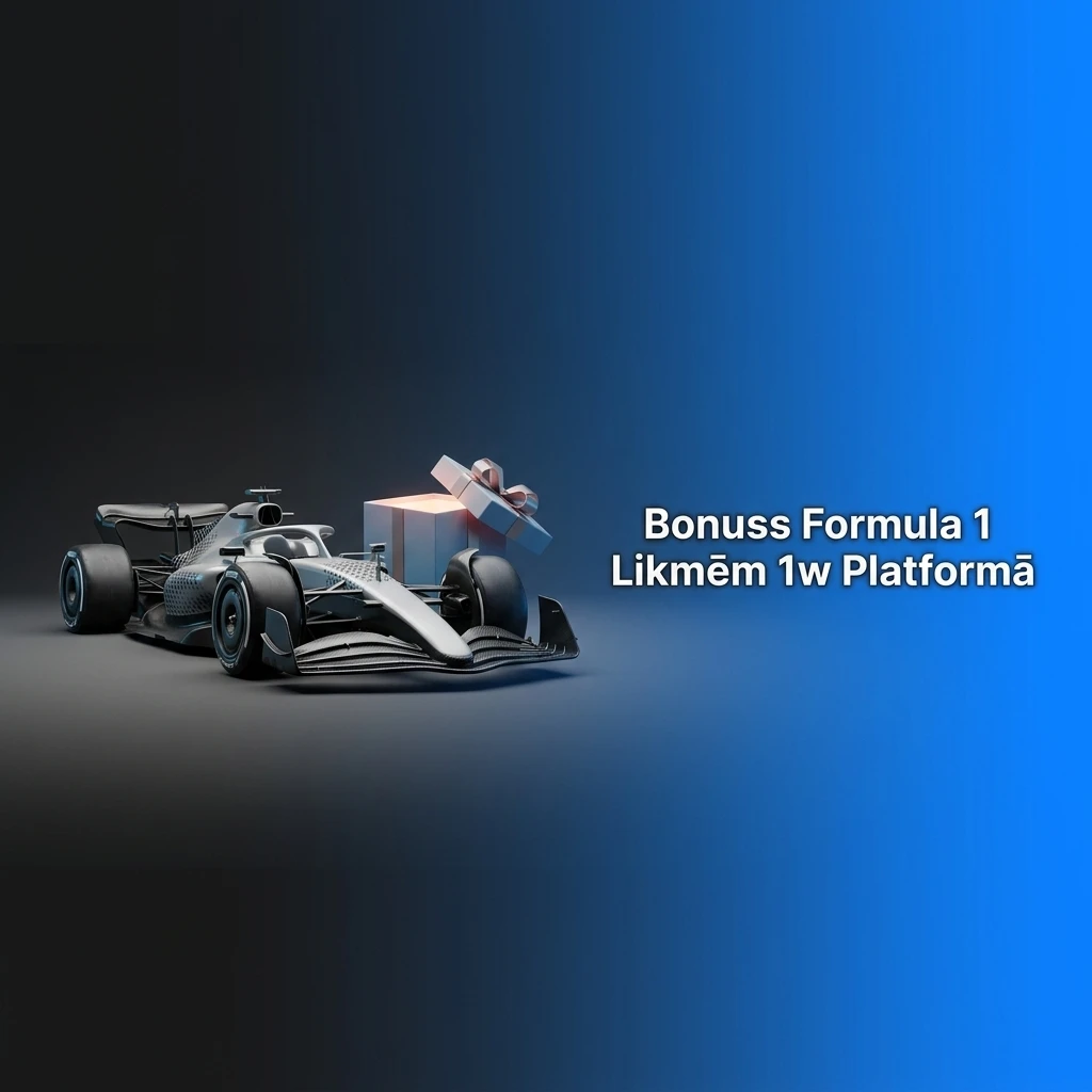 1w sporta likmju bonuss jauniem lietotājiem F1 sacīkstēm – pirmā depozīta bonuss ar lagrullēšanas nosacījumiem