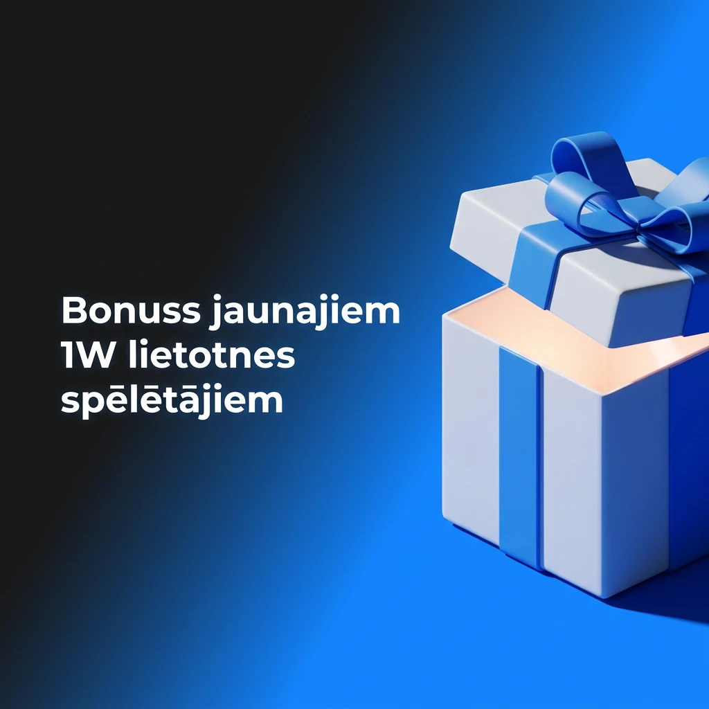 1W lietotnes jaunreģistrētajiem spēlētājiem pieejami sporta un kazino bonusi ar depozīta piedāvājumiem