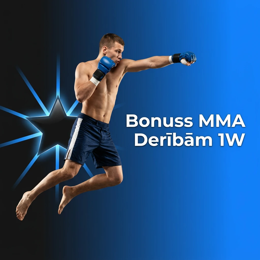 Sporta derību bonuss MMA likmēm jaunajiem lietotājiem pēc pirmā depozīta reģistrācijas
