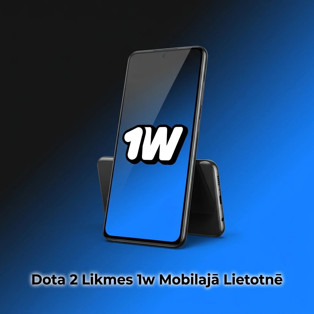 1w mobilā lietotne Dota 2 likmēm Android un iOS ierīcēs — lejupielāde un reģistrācija