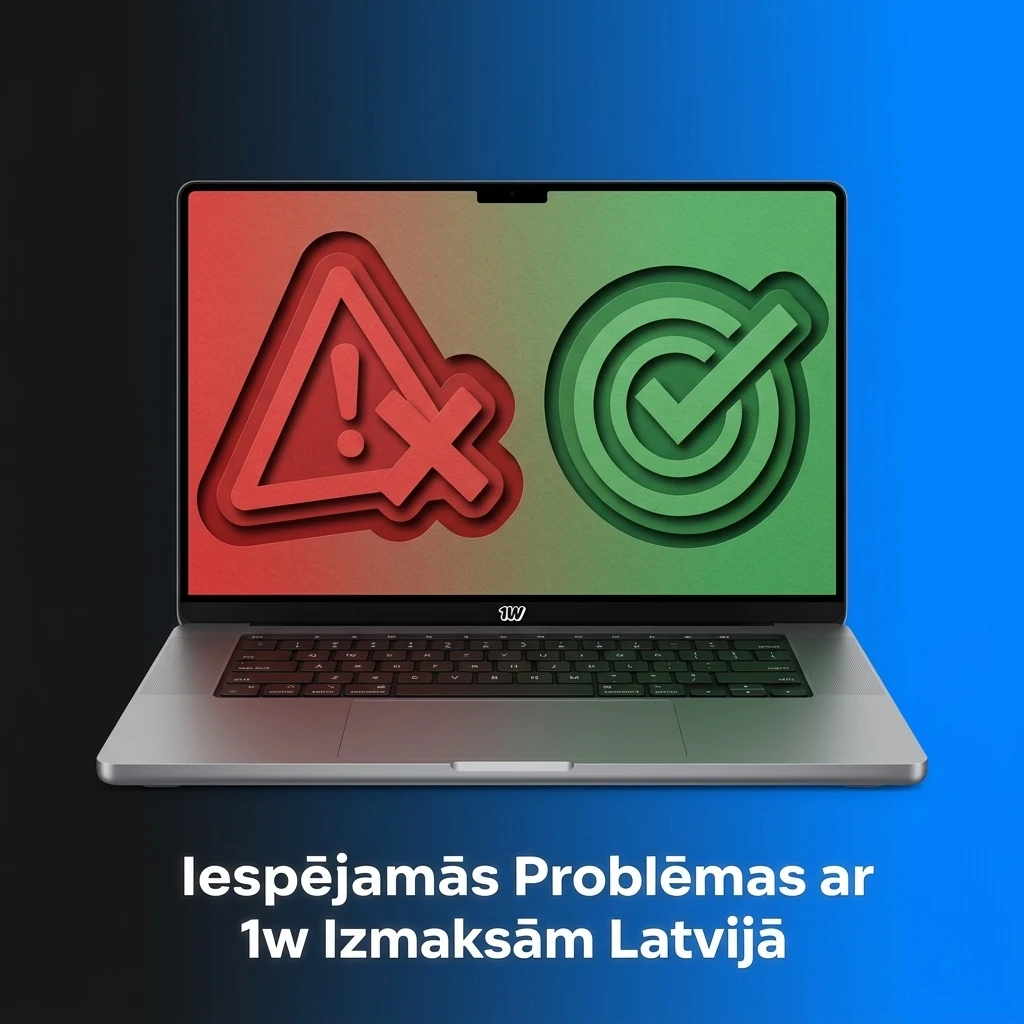 1w izmaksu problēmas Latvijā: verifikācija, atlikums, maka adrese, bonuss un drošības pārbaude