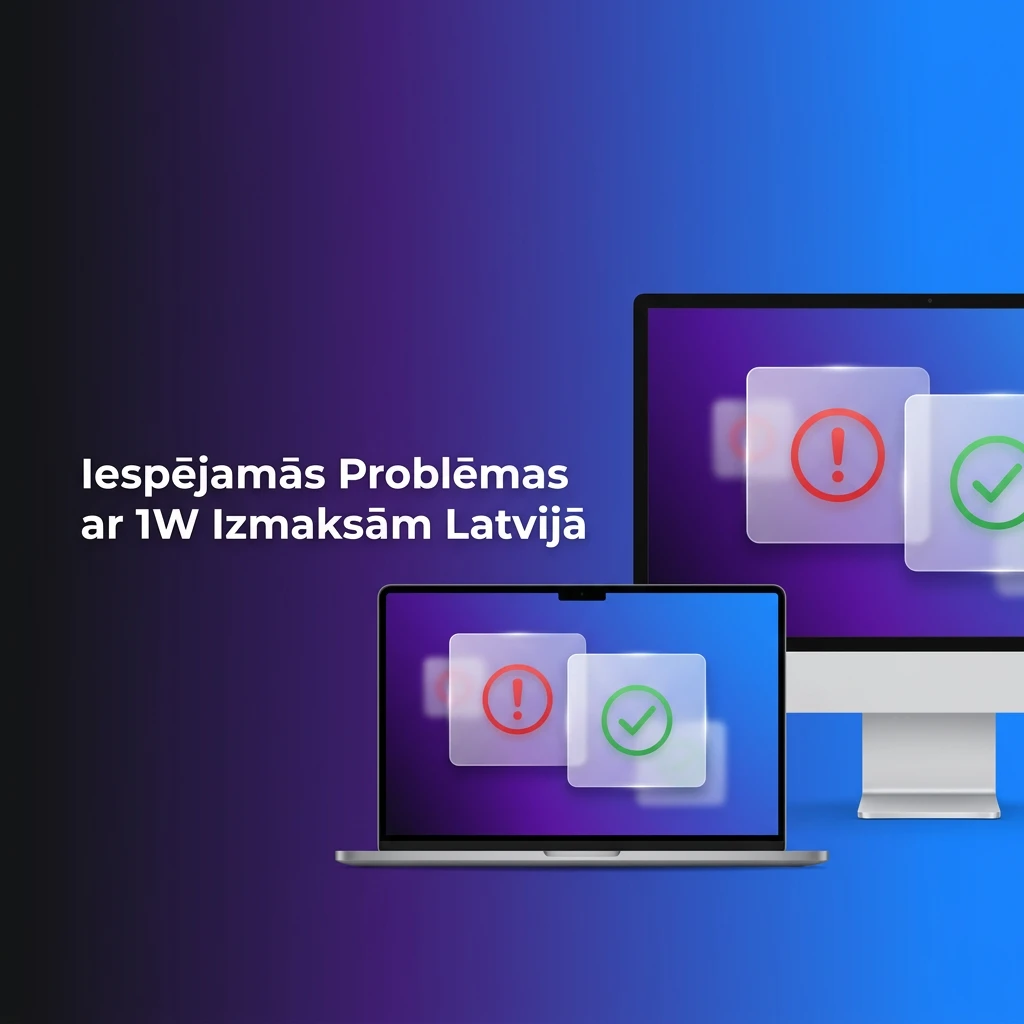 1W izmaksu problēmas Latvijā: verifikācija, atlikums, maka adrese, bonuss un drošības pārbaude