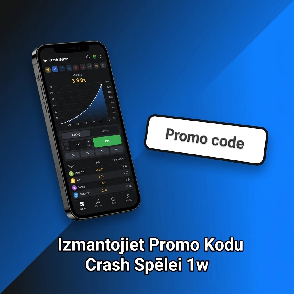 1w kazino promo kods 1wLAT Latvijas spēlētājiem bonusa iegūšanai Crash spēlē