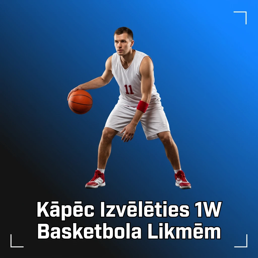 1W basketbola likmju platforma Latvijā – priekšrocības, koeficienti, tiešraides likmes un mobilā lietotne