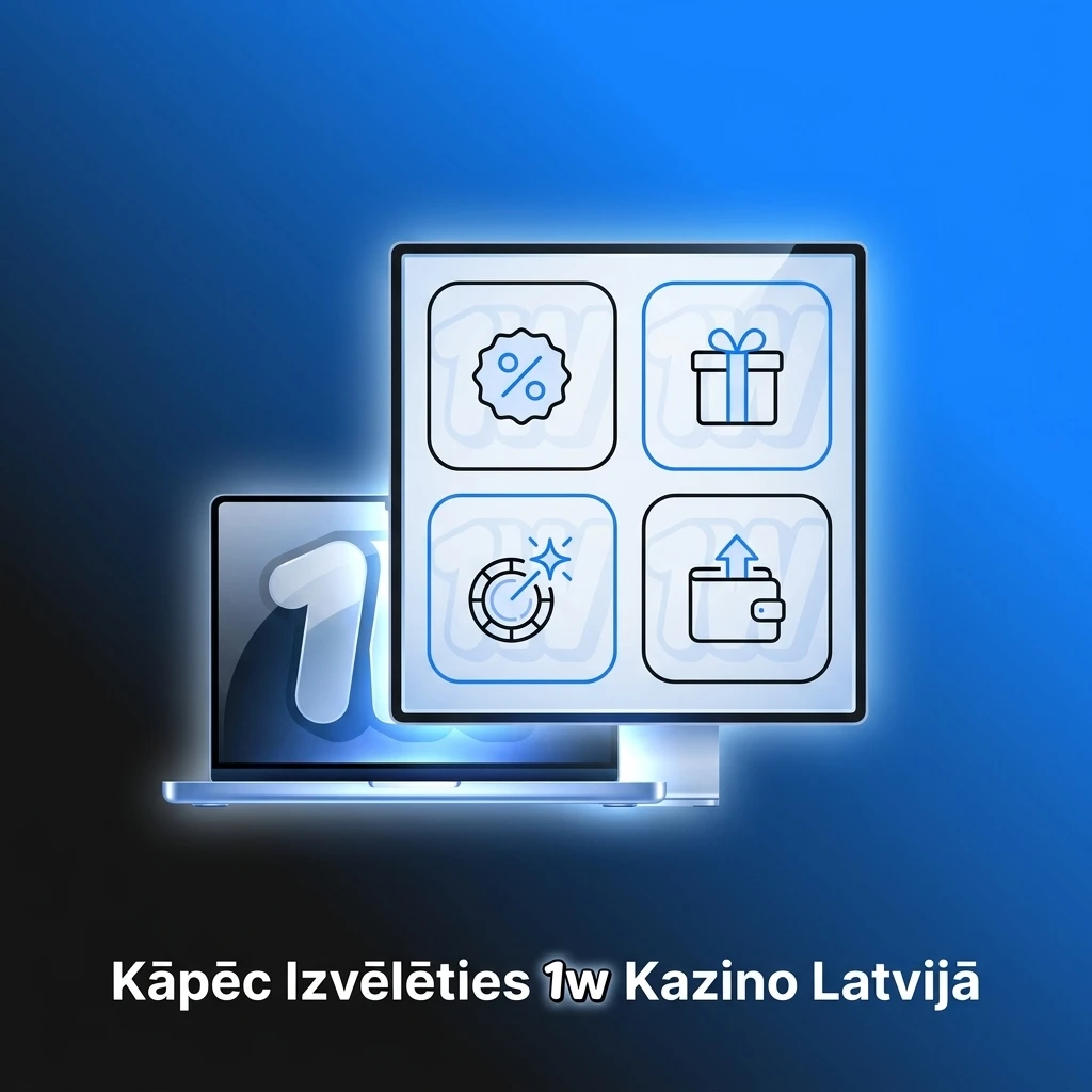 1w Kazino Latvijā – plašs spēļu klāsts, kriptovalūtu maksājumi, ātra izmaksa un mobilā lietotne