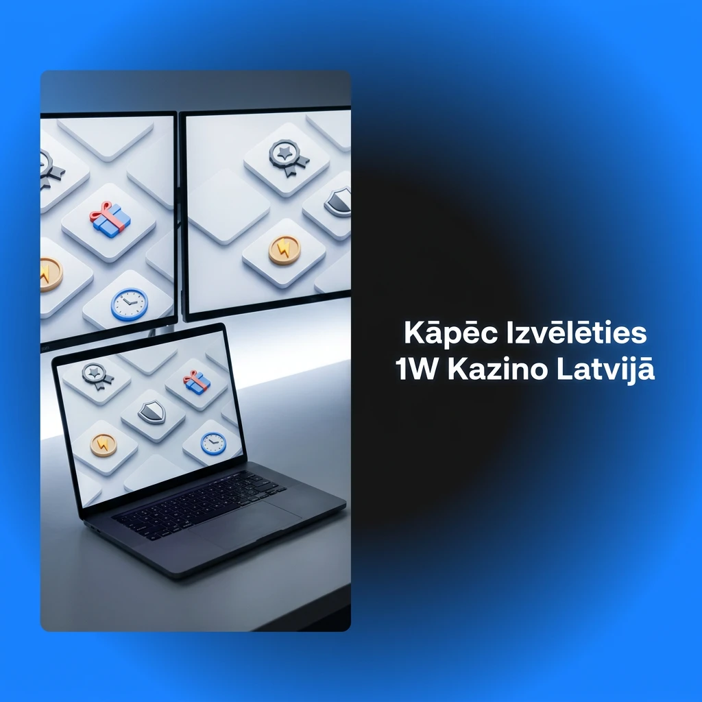 1W Kazino Latvijā – plašs spēļu klāsts, kriptovalūtu maksājumi, mobilā lietotne un ātra izmaksa