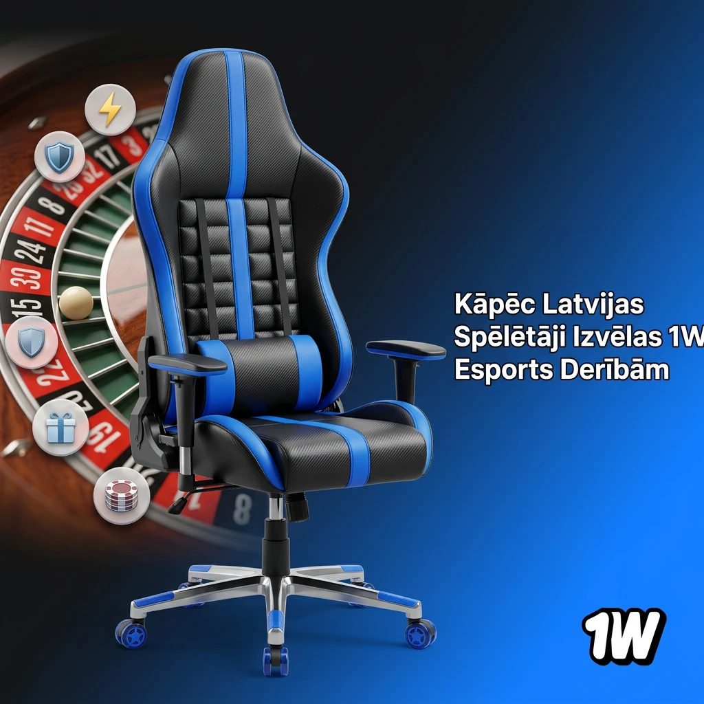 1W esports derību platforma Latvijā – augsti koeficienti, bonusi, mobilā lietotne un 24/7 atbalsts