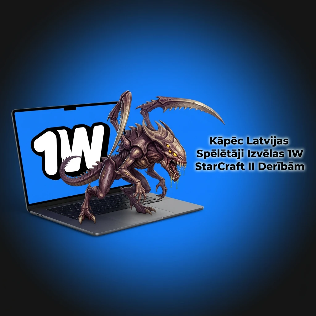 1W platforma Latvijas StarCraft II derību spēlētājiem ar bonusiem, mobilā aplikācija un 24/7 atbalsts