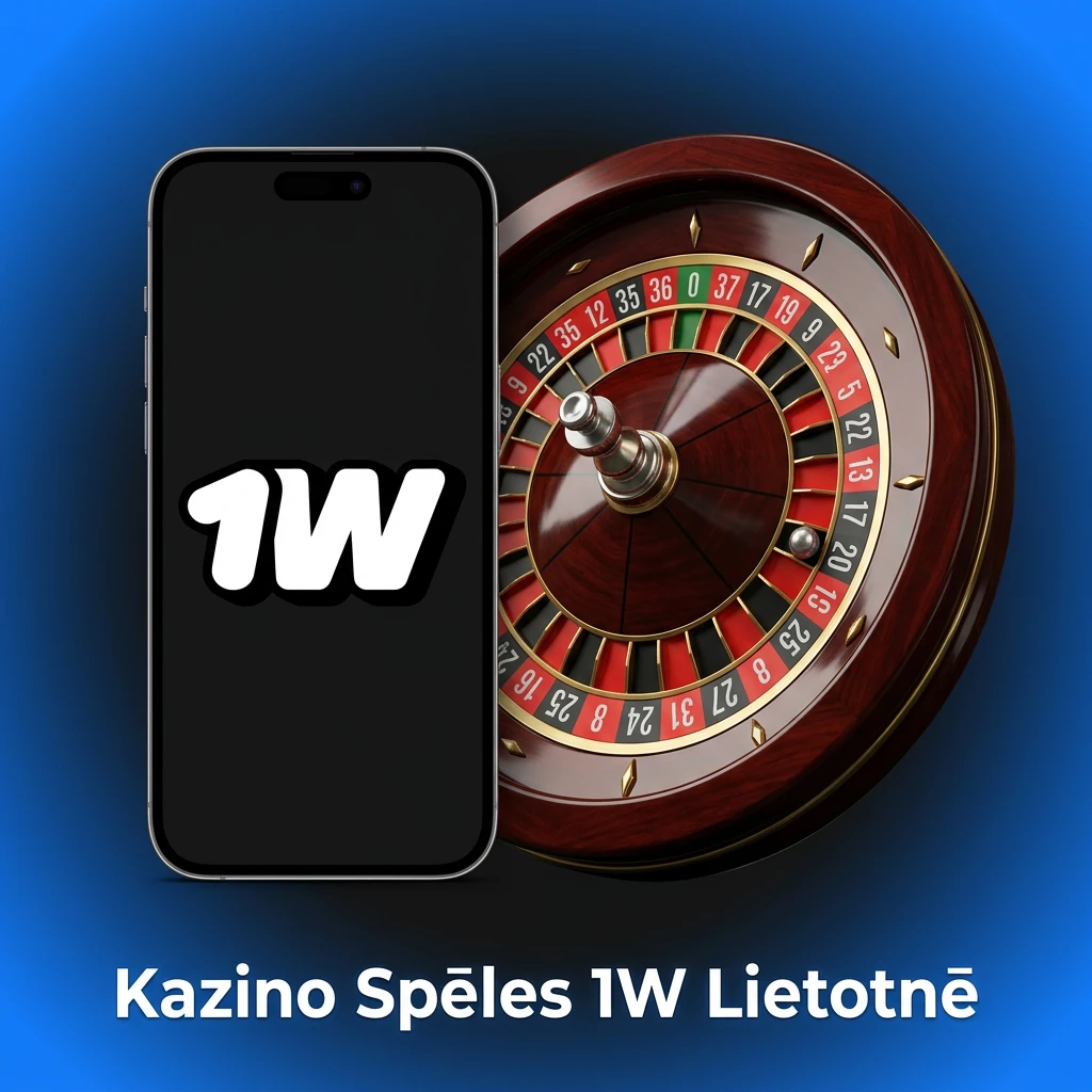 1W kazino lietotne ar simtiem spēļu – automāti, galda spēles un tiešraides kazino no vadošiem izstrādātājiem