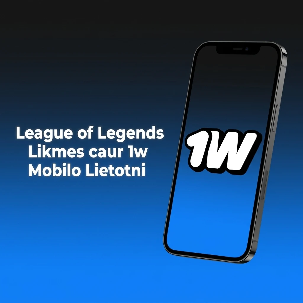 1w mobilā lietotne LoL likmēm — lejupielāde, reģistrācija un e-sports likmes Android un iOS