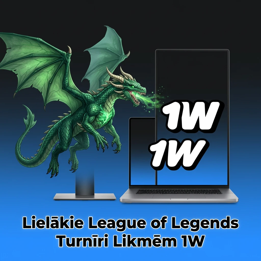 League of Legends lielākie turnīri likmēm: Worlds, MSI, LCK, LPL, LEC un EWC apskats 1W