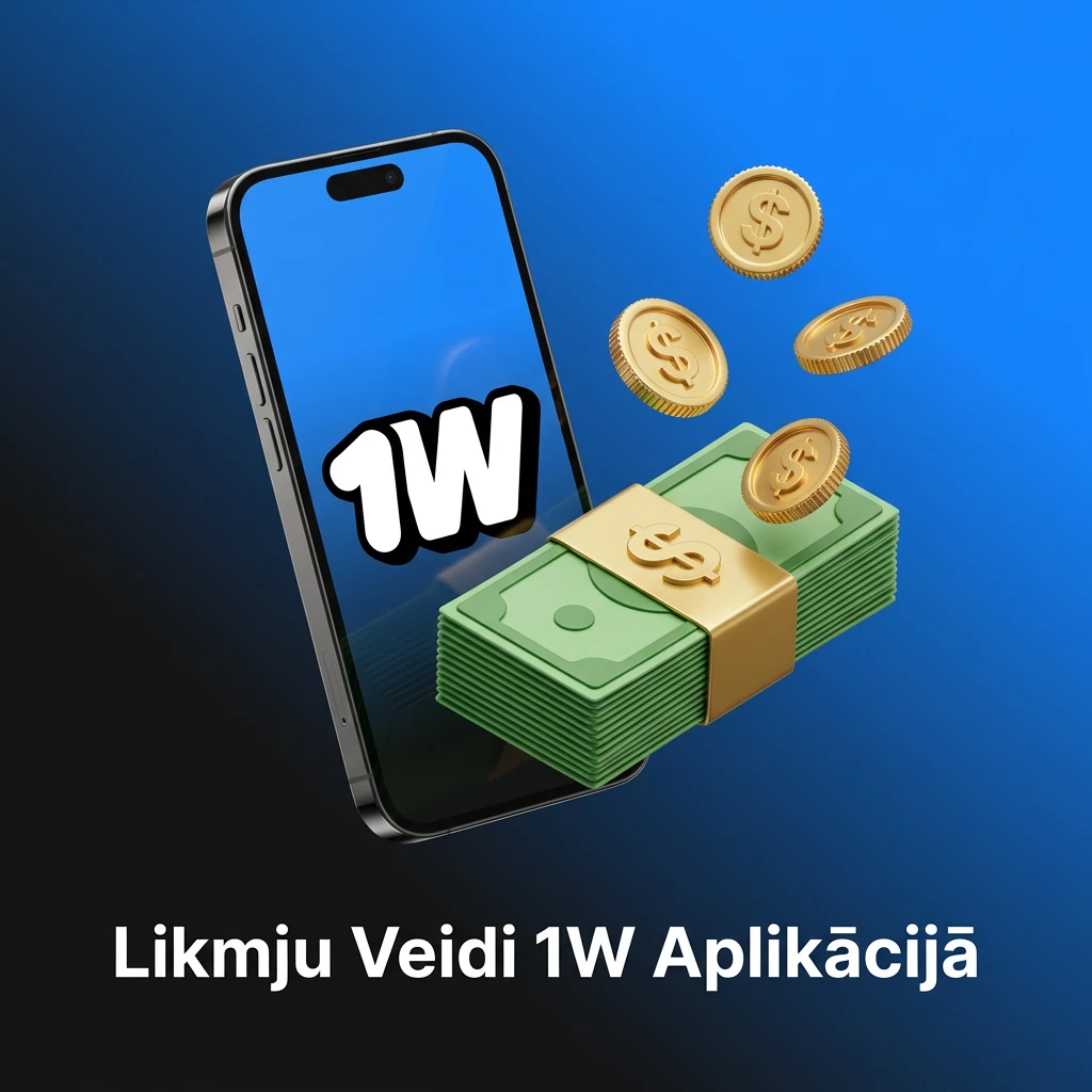 1W aplikācijas likmju veidi: vienkāršā, ekspres, sistēmas, trīskāršā un reāllaika likmes spēlētājiem