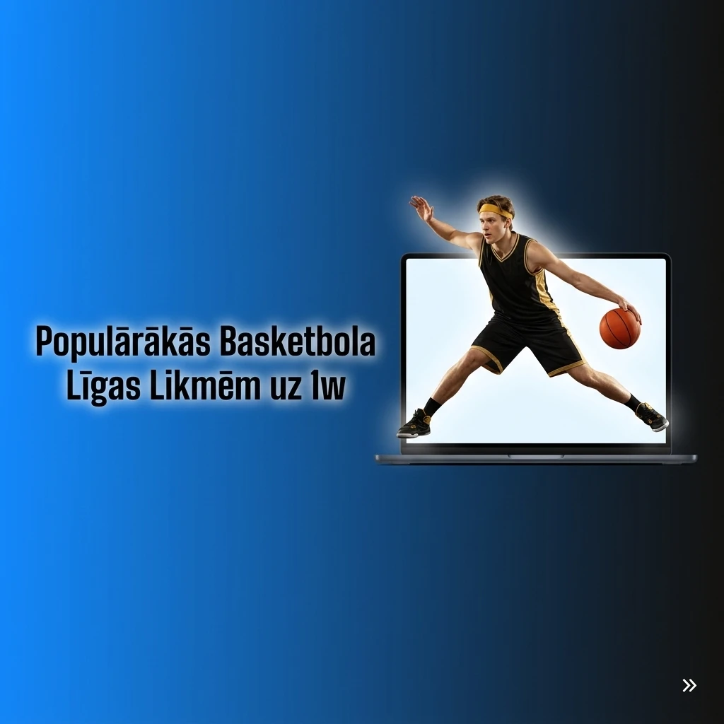 Populārākās basketbola līgas likmēm: NBA, Eirolīga, EuroBasket, ACB un VTB Vienotā līga platformā 1w