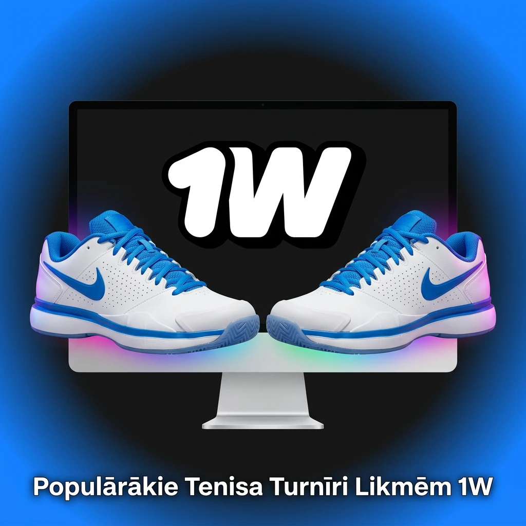 1W populārākie tenisa turnīri likmēm – Australian Open, Roland Garros, Vimbldona, US Open un ATP 1000