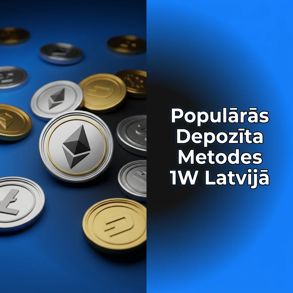 1W Latvija populārās depozīta metodes: Bitcoin, Ethereum, USDT, Litecoin, Ripple un Tron kriptovalūtas