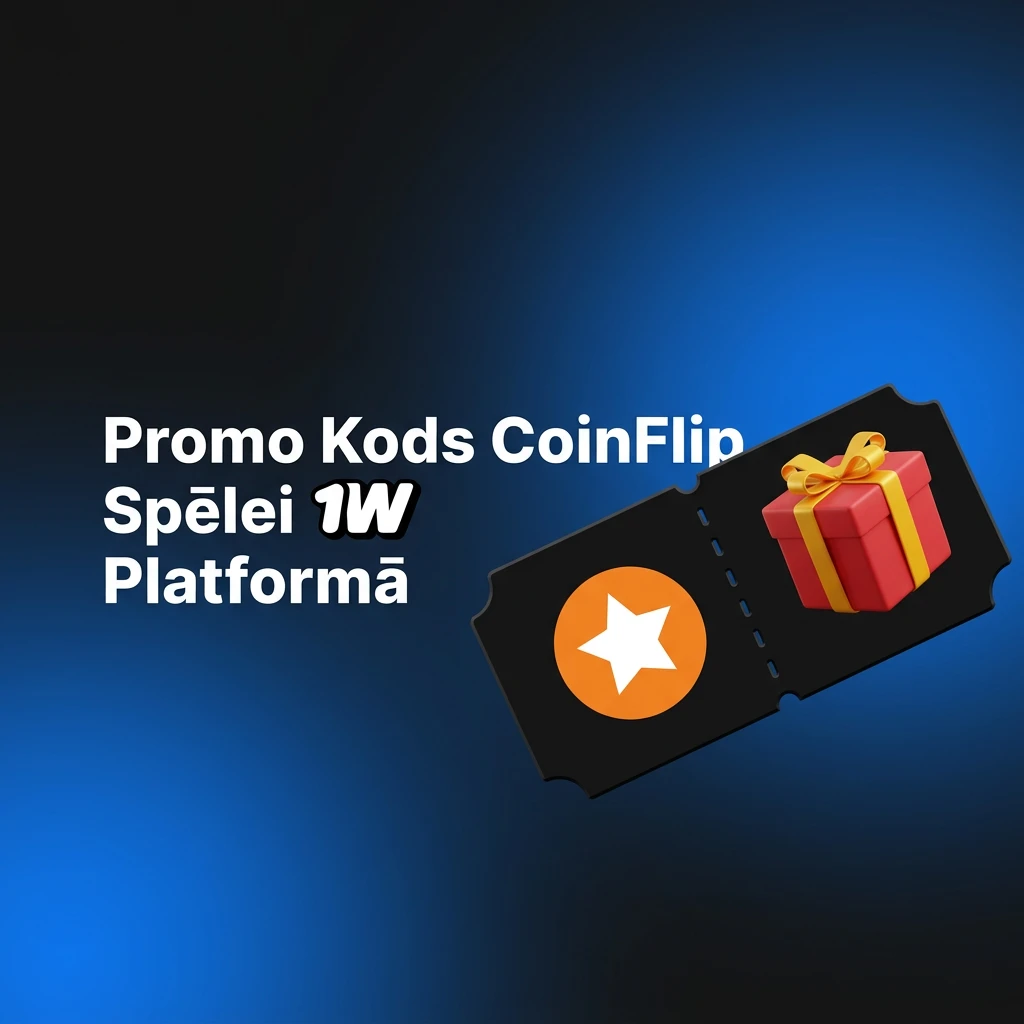 1W platformas CoinFlip spēles promo kods 1WBONUS bonusa aktivizēšanai