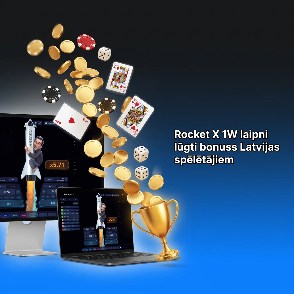 Rocket X 1W laipni lūgti bonuss līdz 600% un 500 bezmaksas griezieniem Latvijas spēlētājiem